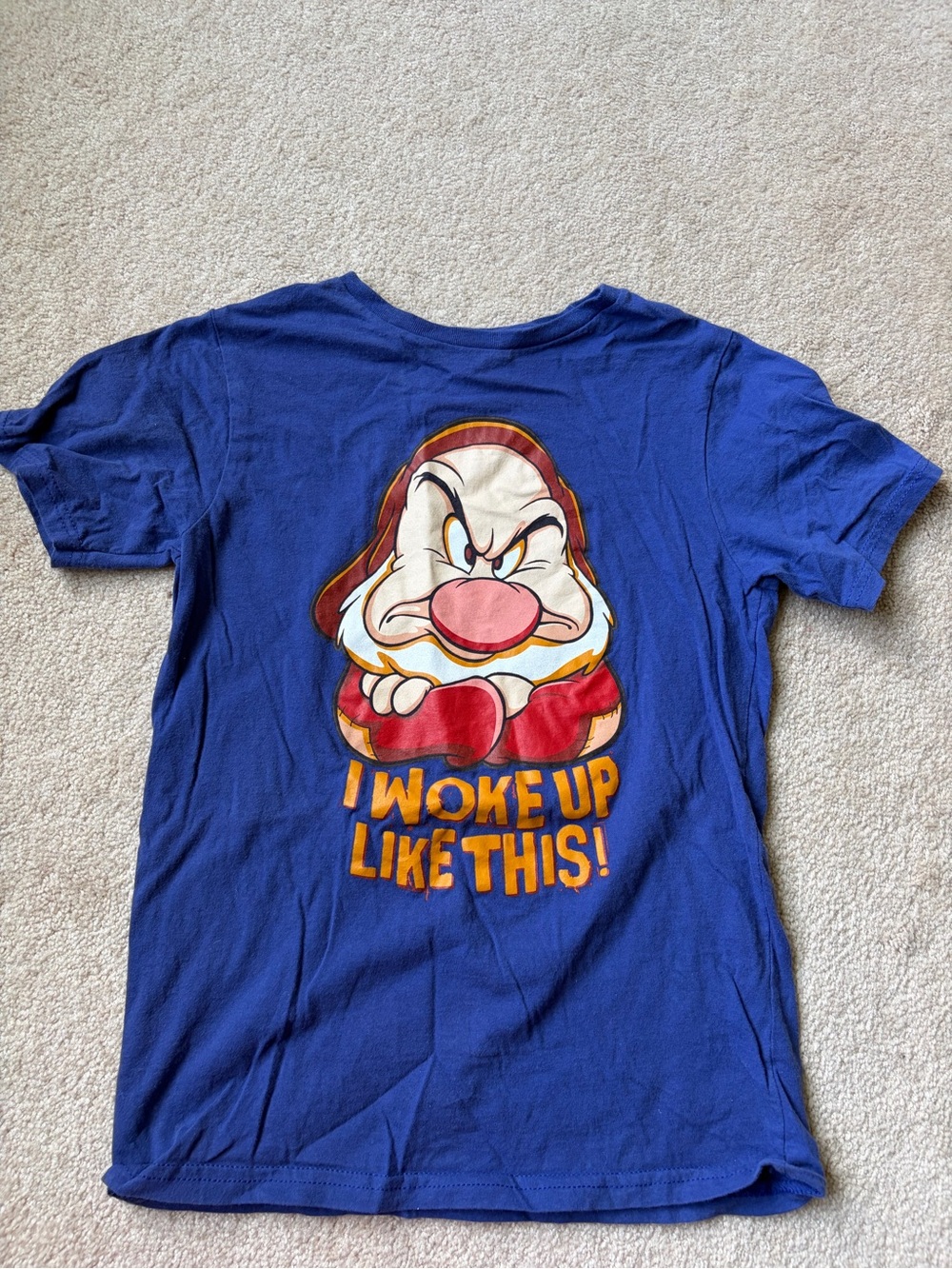 Disney Grumpy Graphic Tee - Blue